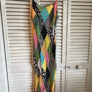 RIXO Patchwork Colorfull Dress